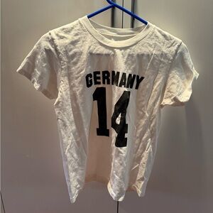 Brandy Melville White Germany 14 T-Shirt